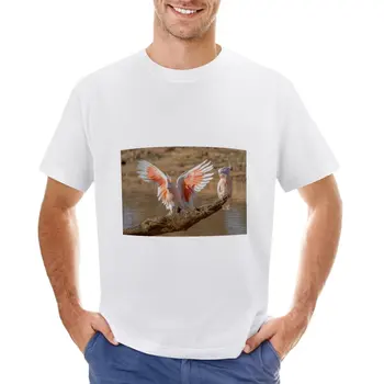 Футболка Major Mitchell cockatoos на заказ создайте свои собственные милые топы Мужская футболка