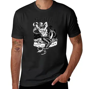 Новая футболка с русалкой из Сиэтла, мужские забавные футболки, футболки для мальчиков, одежда в стиле хиппи, мужские футболки с графическим рисунком, большие и высокие