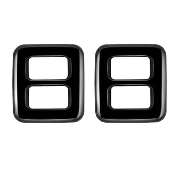 Автомобильное глянцевое черное сиденье среднего ряда, Внешняя боковая отделка на пуговицах, Аксессуары для интерьера Toyota Alphard 40 Series 2023+