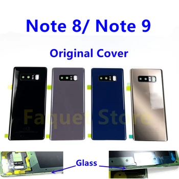 Оригинальная Замена Корпуса Задней Крышки Батарейного Отсека SAMSUNG Galaxy Note 8 9 N950 SM-N950F N960 N960F Детали Заднего Стеклянного Корпуса