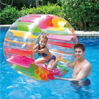 Красочное надувное кольцо для плавания из ПВХ, водяное колесо, ролик, Плавающая игрушка для бассейна, пляжа, игрушки для детей, игрушки для бассейна