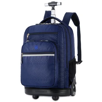 Сумка-тележка, рюкзак для мальчика, девочки, студента, Многофункциональный багажный рюкзак, школьная сумка, дорожная сумка на колесиках большой емкости