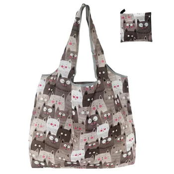 Новая Модная Складная Экологичная сумка для мамы с принтом, Складная сумка-Тоут, Удобные Сумки Большой емкости для Сумок для подгузников