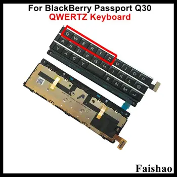 Новая QWERTZ-клавиатура FaiShao, черная для замены BlackBerry Passport Q30
