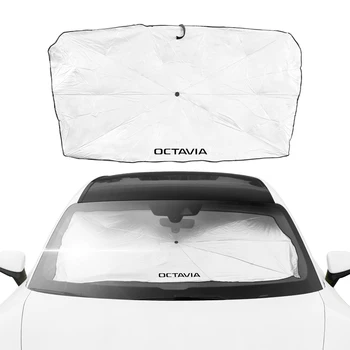 Автомобильный Солнцезащитный Козырек Snow Shield Blocker Чехол-Зонт Для Skoda Octavia A5 2 3 Rs A7 5E A8 Tour Защита Лобового Стекла Автоаксессуары