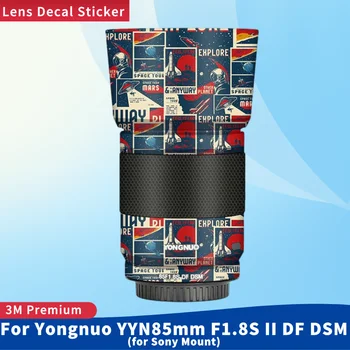 Для Yongnuo YN85mm F1.8S II DF DSM Для SONY Mount Объектив камеры Кожа Против Царапин Защитная Пленка Защитная Наклейка Для тела