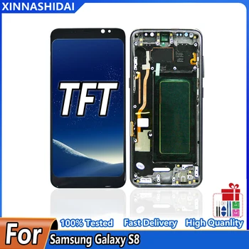 TFT ЖК-дисплей для SAMSUNG Galaxy S8 G950F G950FD G9500 G950U Замена Дигитайзера с Сенсорным Экраном