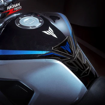 Для Yamaha MT-09 MT09 2013-2015, защитная наклейка для топливного бака мотоцикла из 3D смолы, 2013-2015