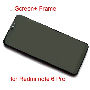 Лучший Полноэкранный для Xiaomi Redmi Note 6 Pro ЖК-дисплей с Сенсорным Экраном, Дигитайзер В Сборе с Рамкой, Запасные Части