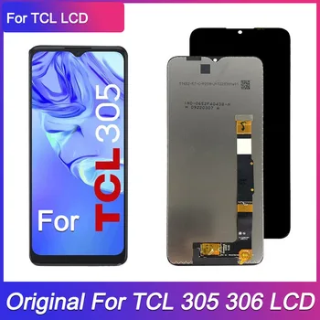 Оригинал Для TCL 305 LCD 6102D Дисплей С Сенсорным Экраном Дигитайзер В Сборе Для TCL 306 X668 6102H LCD