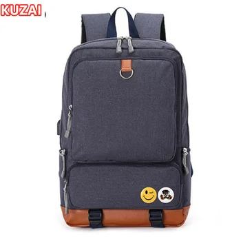 Школьные рюкзаки KUZAI для мальчиков, черный рюкзак для ноутбука, детская школьная сумка, рюкзак для мужчин, дорожные сумки, рюкзаки для детей